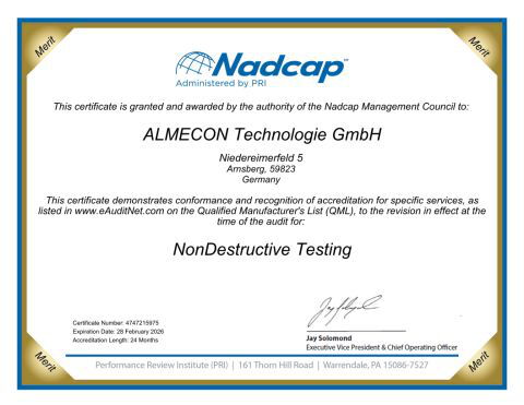 Nadcap NonDestructive Testing 